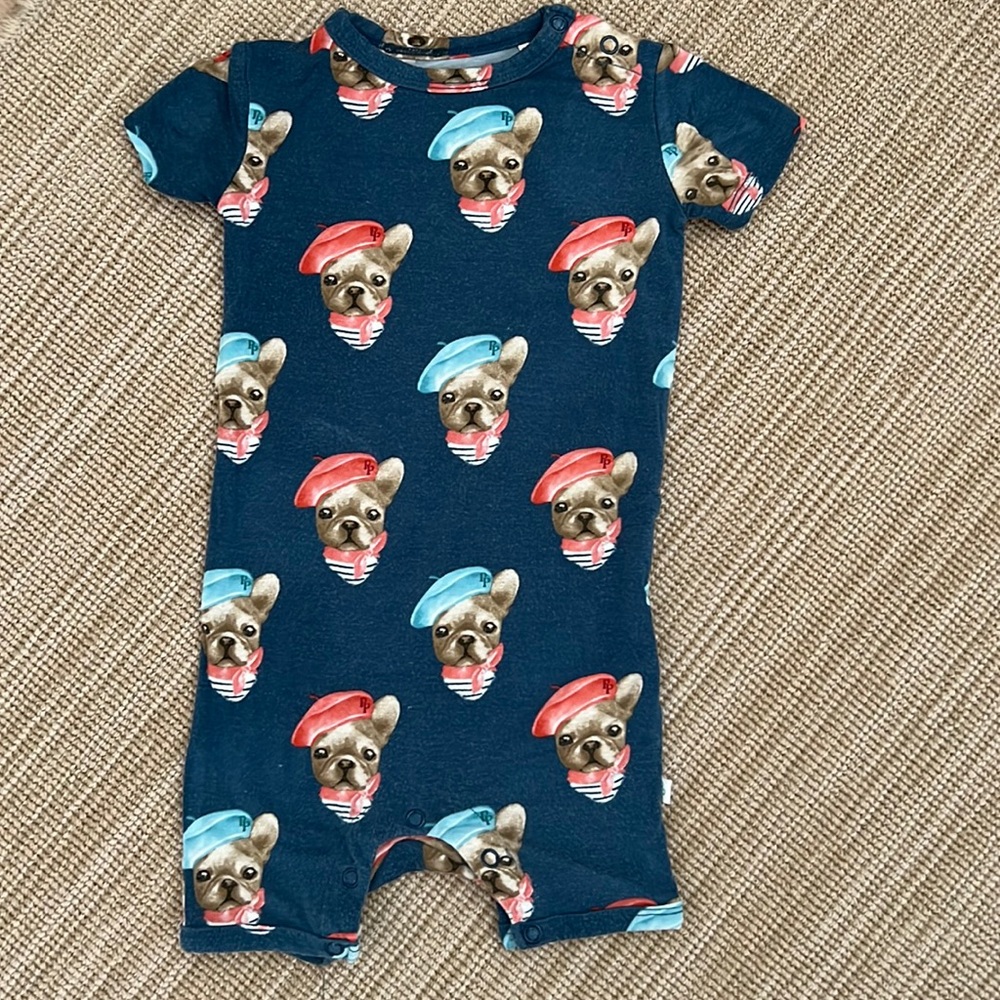 Posh Peanut Frenchie One Piece Romper - Retired print and hard to find - Picture 2 of 4